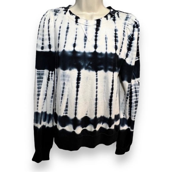 Who What Wear Puff Crewneck Tie-Dye Sweatshirt Size Small - Picture 1 of 7